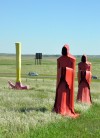 Giant bull head draws drivers to South Dakota