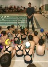 Swimmers get help from gold medalist  