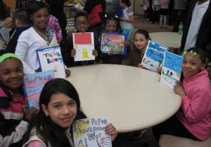 Hammond students share books and meet author, storyteller