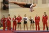 Portage's Mackenzie Barcelli placed second on floor (9.675) at Saturday's Chesterton Sectional.