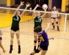 Whiting's Kaylyn Anderson, Bri Blackwell, Amber Earl