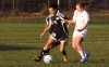 Griffith's Brittany Maglish and Crown Point's Liz Henderson