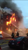 Firefighers still battling blaze in Whiting
