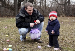 Children gather Easter eggs at Wicker Park event