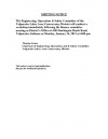 Valparaiso Lakes Area Conservancy District Engineering, Operations & Safety Committee