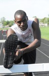 T.F. South's hurdler Joe Richmond