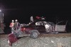 Cops: 2 die when driver tries to beat train