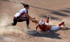 Andrean's Madison Lesch gets back to first