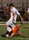 Chesterton's Kody Lobsiger and LaPorte's Zach McCoy