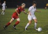 Valparaiso's Savannah Hampton, Crown Point's Maddie McConnell
