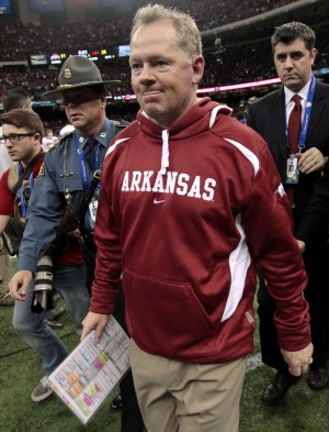 Arkansas AD: Petrino review ongoing during weekend  