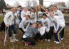 Cheerleaders on the run