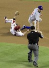 Aaron Hill, Reed Johnson, Scott Barry