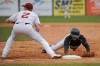 Andrean first baseman Cam Cooper waits for the ball