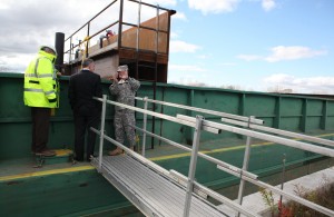 Dredging of E.C. harbor, ship canal delayed by winds