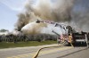 Fire rips through 10 townhomes  