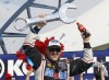 Stewart uses bold move late to win at Las Vegas