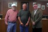 Crown Point Utilities Employees James Drackert and Brian Jeffrey recognized