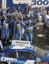 Tony Stewart wins 4th Daytona Nationwide race by nipping Clint Bowyer at finish line