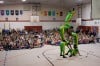 Acrobats demonstrate high flying fun
