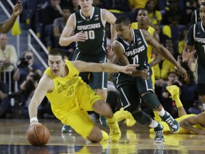Burke's defensive plays help Michigan beat MSU