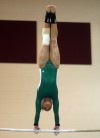 Valparaiso's Morgan Algozine competes on the bars at the Chesterton Sectional on Saturday. She won all-around (9.75).