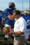 Morton football coach Roy Richards