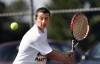Griffith senior Garrett Litke is in his second season playing at No. 1 singles