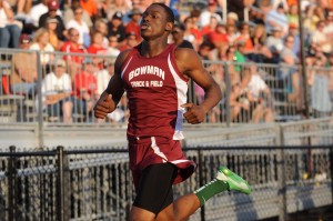 Bowman's Strickland breaks record in 100, also wins 200 at Valpo Regional