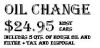Kevin’s Automotive has UHAUL rentals and $24.95 OIL Changes!