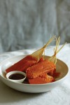 Tamales con mole poblano