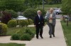 Lake County Surveyor George Van Til arrives at the U.S. Federal Courthouse