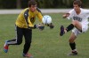 Morgan Township goalkeeper Cody Tratebas