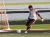 Marian Catholic goalie Chris Taborn