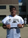 Mount Carmel football player Sal Arceo