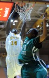 Valparaiso University's Vashil Fernandez is fouled