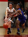 Marian Catholic's Briana Narcissi, Bloom Township's Danielle King