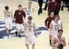 Chesterton players leave the gym following a loss to Valparaiso in Friday's semifinals of the Class 4A Michigan City Sectional.
