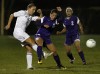 Lake Central's Jordyn Dash battles with Merrillville's Lacey Richards