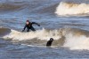 Surfing Lake Michigan