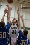 Illiana Christian's Noah Van Drunan shoots past