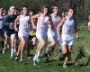 Valparaiso runners, from left, Pat Dalton, (267), Ari Coulopoulos (266), Landon Davison (268) and Peyton Reed (