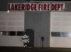 Firefighter walks back to station