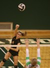 LaPorte's Taylor Lebo spikes 