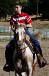 Boy shows horses to beat abnormality