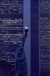 Statue of Libery and World Trade Center