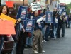 Postal workers rally for support in downtown Crown Point