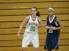 Marian Catholic's Megan Walsh watches for the play 