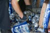 Overturned beer truck clogs commute