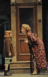 Christine Sherrill as Miss Hannigan Opposite Caroline Hefferman as Annie in "Annie"